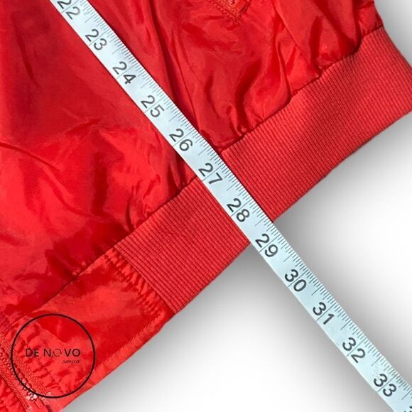 Holland American Line Vintage Men's Nylon Full Zip Sweater Size XL Red - Picture 10 of 11